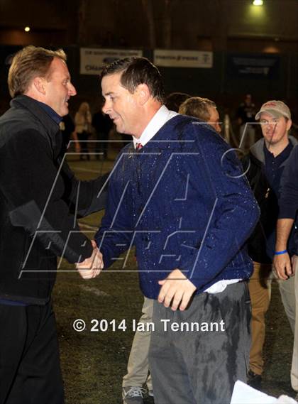 Thumbnail 1 in Grace Brethren @ St. Margaret's (CIF SS East Valley Final) photogallery.