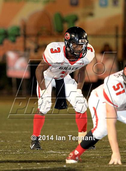 Thumbnail 2 in Grace Brethren @ St. Margaret's (CIF SS East Valley Final) photogallery.