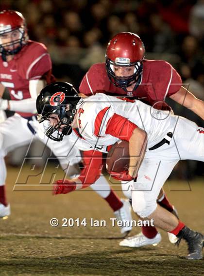 Thumbnail 1 in Grace Brethren @ St. Margaret's (CIF SS East Valley Final) photogallery.