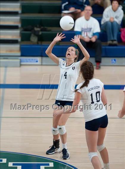 Thumbnail 2 in Horizon vs Tri-City Christian (CIF SDS D5 Final) photogallery.