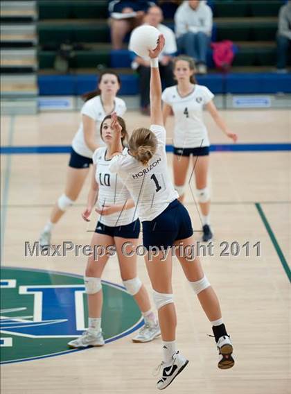 Thumbnail 1 in Horizon vs Tri-City Christian (CIF SDS D5 Final) photogallery.