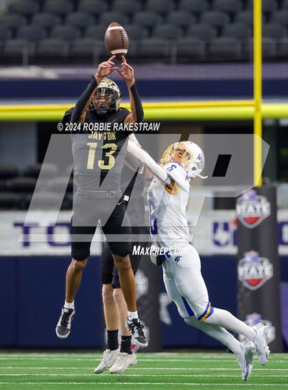 Thumbnail 2 in Oakwood @ Jayton (UIL 1A Division II Football Final) photogallery.