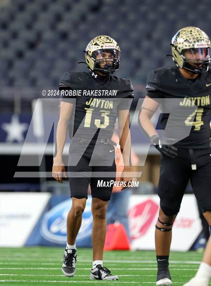 Thumbnail 1 in Oakwood @ Jayton (UIL 1A Division II Football Final) photogallery.