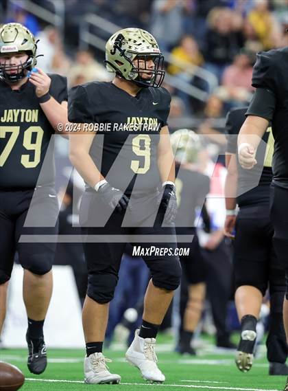 Thumbnail 3 in Oakwood @ Jayton (UIL 1A Division II Football Final) photogallery.
