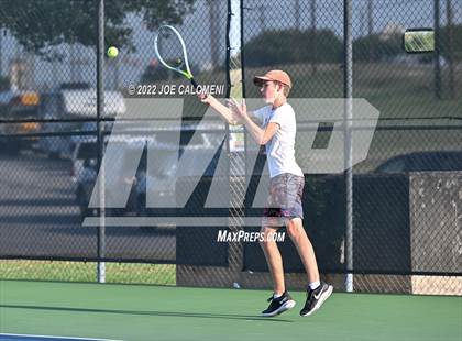 Thumbnail 1 in Nueces Canyon vs Utopia (UIL 1A Boys Singles State Finals) photogallery.