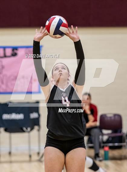 Thumbnail 1 in Crimson Cliffs vs. Park City (5A/6A Volleyball Challenge) photogallery.