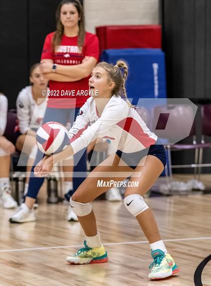 Thumbnail 2 in Crimson Cliffs vs. Park City (5A/6A Volleyball Challenge) photogallery.