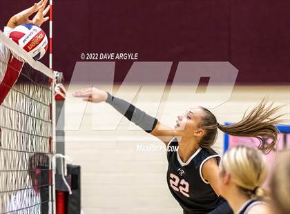 Thumbnail 2 in Crimson Cliffs vs. Park City (5A/6A Volleyball Challenge) photogallery.