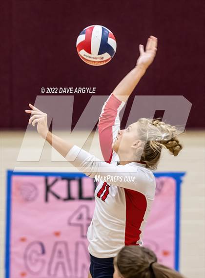 Thumbnail 2 in Crimson Cliffs vs. Park City (5A/6A Volleyball Challenge) photogallery.