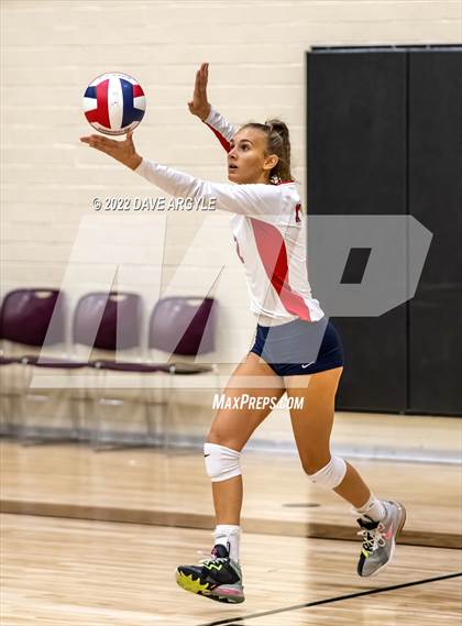 Thumbnail 3 in Crimson Cliffs vs. Park City (5A/6A Volleyball Challenge) photogallery.