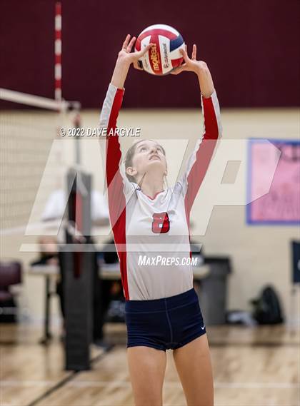 Thumbnail 1 in Crimson Cliffs vs. Park City (5A/6A Volleyball Challenge) photogallery.