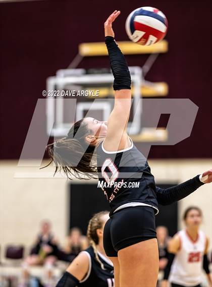 Thumbnail 1 in Crimson Cliffs vs. Park City (5A/6A Volleyball Challenge) photogallery.