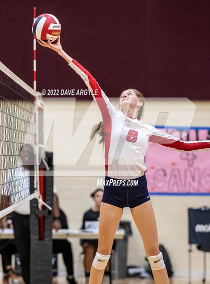 Thumbnail 2 in Crimson Cliffs vs. Park City (5A/6A Volleyball Challenge) photogallery.