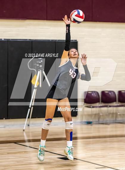 Thumbnail 1 in Crimson Cliffs vs. Park City (5A/6A Volleyball Challenge) photogallery.