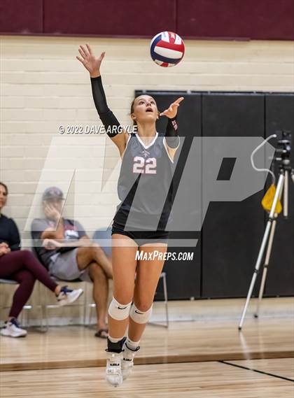 Thumbnail 2 in Crimson Cliffs vs. Park City (5A/6A Volleyball Challenge) photogallery.