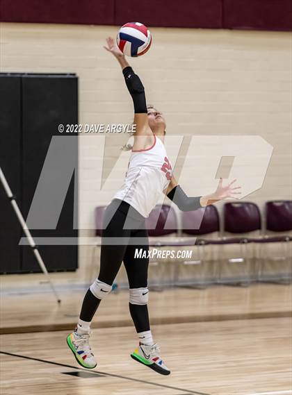 Thumbnail 1 in Crimson Cliffs vs. Park City (5A/6A Volleyball Challenge) photogallery.