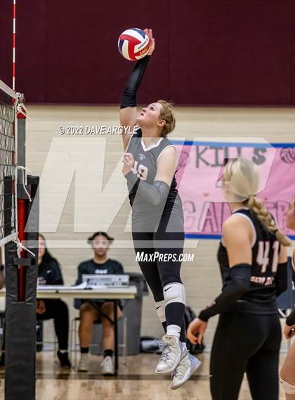 Thumbnail 1 in Crimson Cliffs vs. Park City (5A/6A Volleyball Challenge) photogallery.