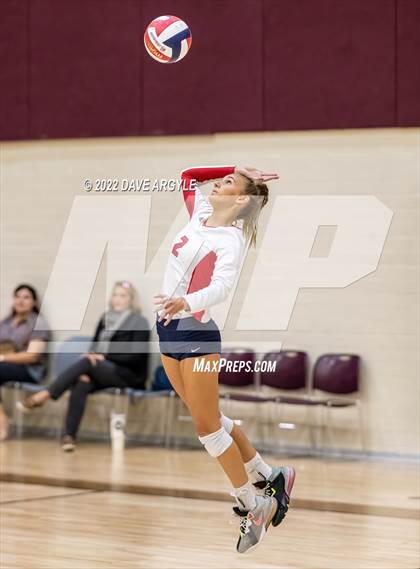 Thumbnail 1 in Crimson Cliffs vs. Park City (5A/6A Volleyball Challenge) photogallery.