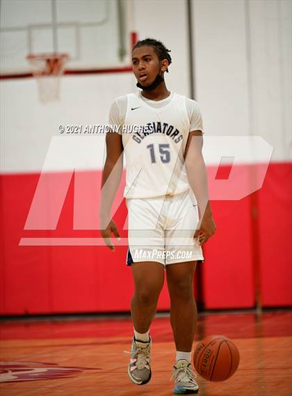 Thumbnail 3 in New Hyde Park Memorial vs Glen Cove (Wheatley Tournament) photogallery.