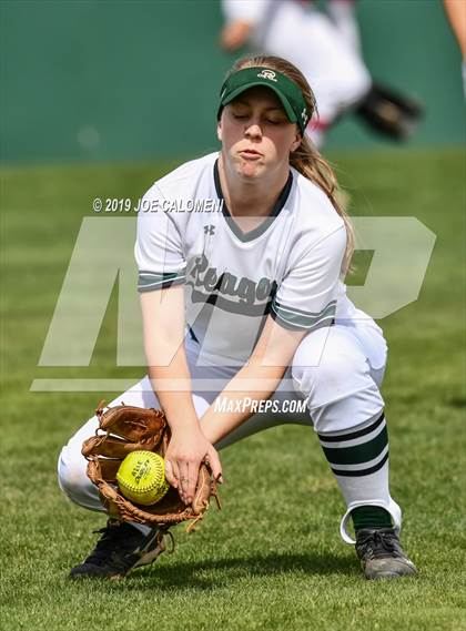 Thumbnail 3 in Reagan [Ronald] vs Antonian Prep (NEISD Softball Tournament) photogallery.