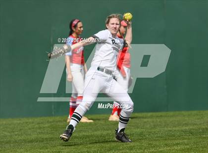 Thumbnail 3 in Reagan [Ronald] vs Antonian Prep (NEISD Softball Tournament) photogallery.