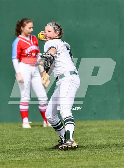 Thumbnail 3 in Reagan [Ronald] vs Antonian Prep (NEISD Softball Tournament) photogallery.