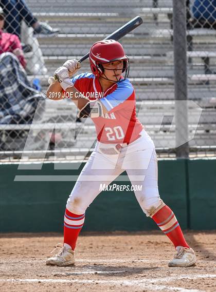 Thumbnail 1 in Reagan [Ronald] vs Antonian Prep (NEISD Softball Tournament) photogallery.