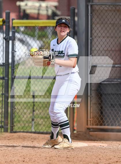 Thumbnail 3 in Reagan [Ronald] vs Antonian Prep (NEISD Softball Tournament) photogallery.