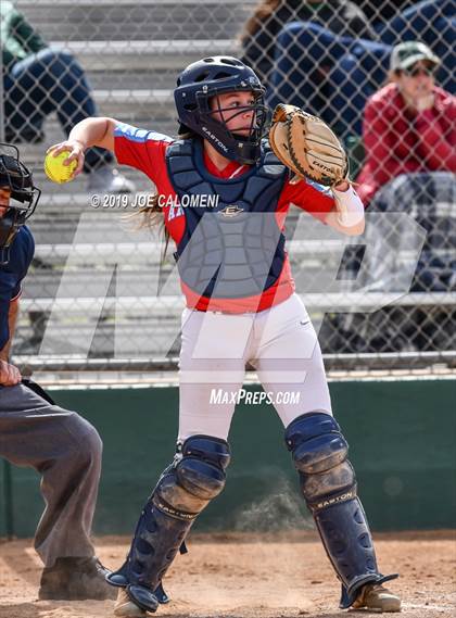 Thumbnail 1 in Reagan [Ronald] vs Antonian Prep (NEISD Softball Tournament) photogallery.