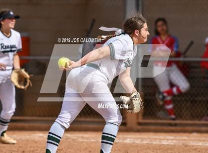 Thumbnail 2 in Reagan [Ronald] vs Antonian Prep (NEISD Softball Tournament) photogallery.