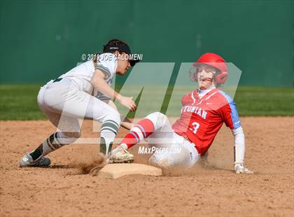 Thumbnail 2 in Reagan [Ronald] vs Antonian Prep (NEISD Softball Tournament) photogallery.
