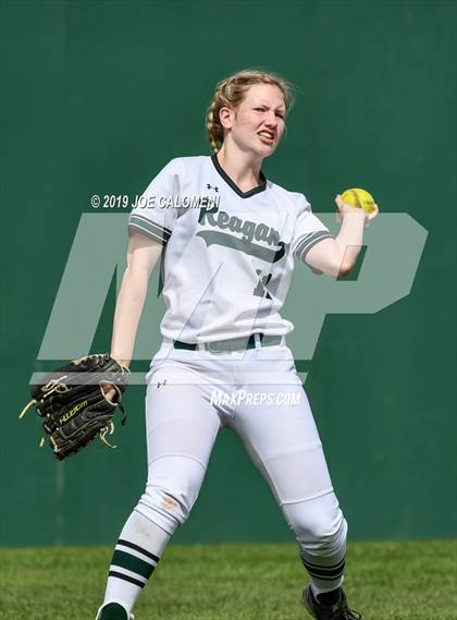 Thumbnail 1 in Reagan [Ronald] vs Antonian Prep (NEISD Softball Tournament) photogallery.