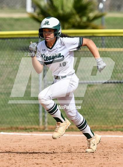 Thumbnail 2 in Reagan [Ronald] vs Antonian Prep (NEISD Softball Tournament) photogallery.