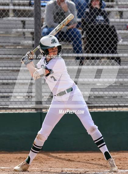 Thumbnail 3 in Reagan [Ronald] vs Antonian Prep (NEISD Softball Tournament) photogallery.