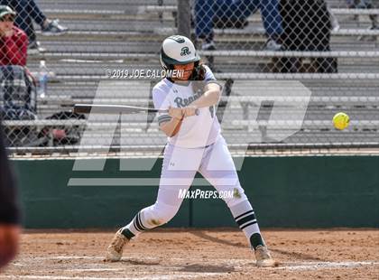 Thumbnail 3 in Reagan [Ronald] vs Antonian Prep (NEISD Softball Tournament) photogallery.