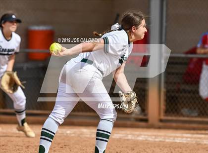 Thumbnail 2 in Reagan [Ronald] vs Antonian Prep (NEISD Softball Tournament) photogallery.