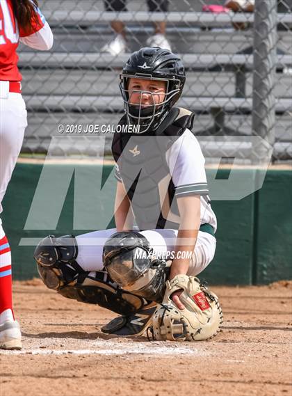 Thumbnail 1 in Reagan [Ronald] vs Antonian Prep (NEISD Softball Tournament) photogallery.
