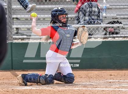 Thumbnail 1 in Reagan [Ronald] vs Antonian Prep (NEISD Softball Tournament) photogallery.