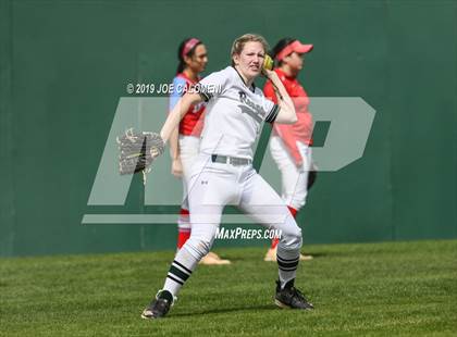 Thumbnail 1 in Reagan [Ronald] vs Antonian Prep (NEISD Softball Tournament) photogallery.