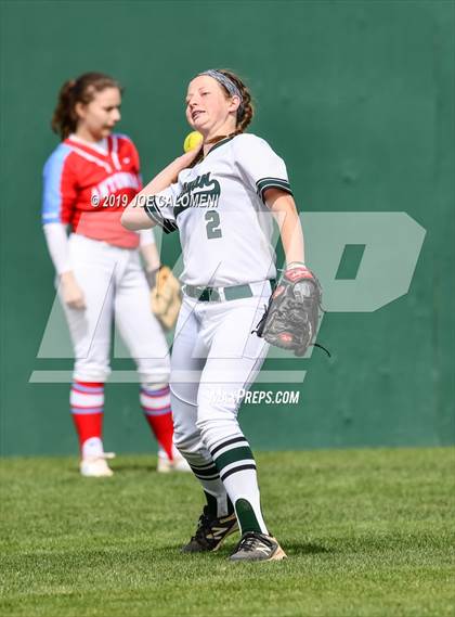 Thumbnail 1 in Reagan [Ronald] vs Antonian Prep (NEISD Softball Tournament) photogallery.