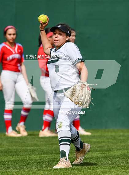 Thumbnail 2 in Reagan [Ronald] vs Antonian Prep (NEISD Softball Tournament) photogallery.