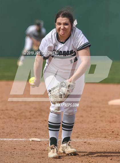 Thumbnail 3 in Reagan [Ronald] vs Antonian Prep (NEISD Softball Tournament) photogallery.