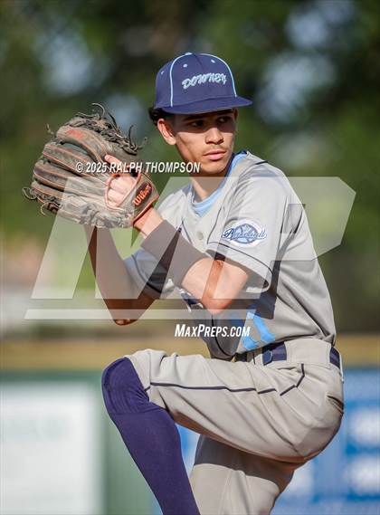Thumbnail 3 in Downey @ Elk Grove (CIF SJS Div2 Round 1 Playoff) photogallery.