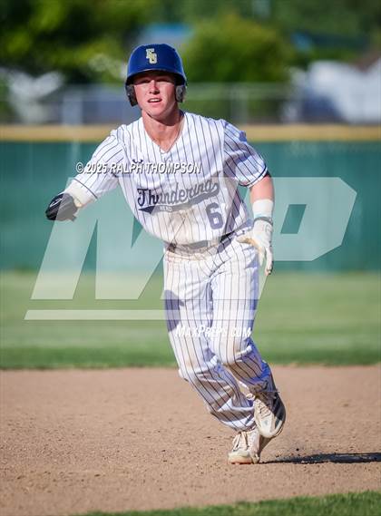 Thumbnail 3 in Downey @ Elk Grove (CIF SJS Div2 Round 1 Playoff) photogallery.