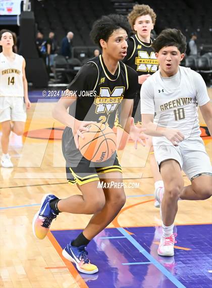 Thumbnail 1 in Shadow Mountain vs. Greenway (Hoopin' It Up At The Arena) photogallery.