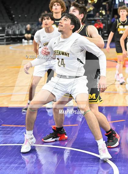 Thumbnail 3 in Shadow Mountain vs. Greenway (Hoopin' It Up At The Arena) photogallery.