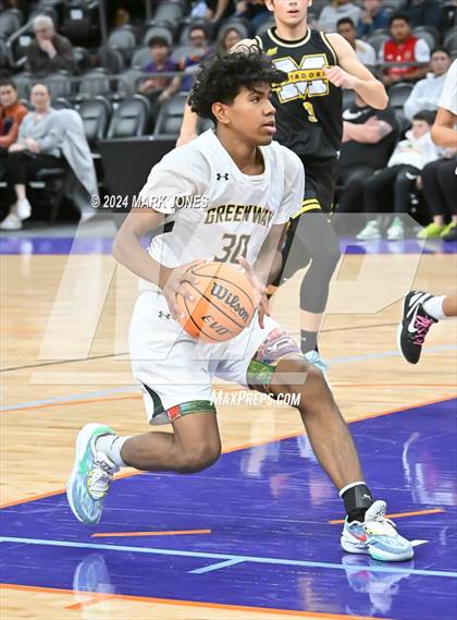 Thumbnail 1 in Shadow Mountain vs. Greenway (Hoopin' It Up At The Arena) photogallery.