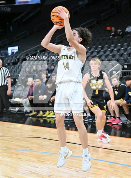 Thumbnail 2 in Shadow Mountain vs. Greenway (Hoopin' It Up At The Arena) photogallery.