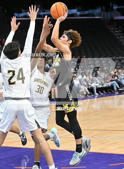 Thumbnail 3 in Shadow Mountain vs. Greenway (Hoopin' It Up At The Arena) photogallery.