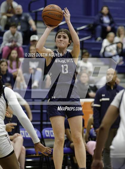Thumbnail 1 in Cypress Springs vs. Tomball Memorial (UIL Basketball 6A D2 Region 2 Bi-District) photogallery.
